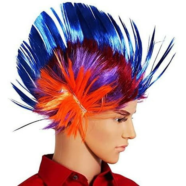 Dazzling Toys Massive Wiggling Punk Red and Colored Wig Dazzling Toys Massive Wiggling Punk Red and Colored Wig